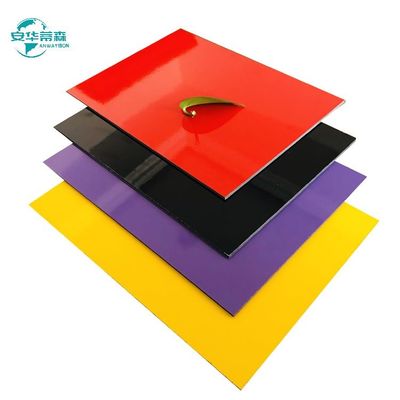 উচ্চ চকচকে স্ট্রাইড 3mm Acm প্যানেল হালকা ওজন অ্যালুমিনিয়াম কম্পোজিট আবরণ প্যানেল